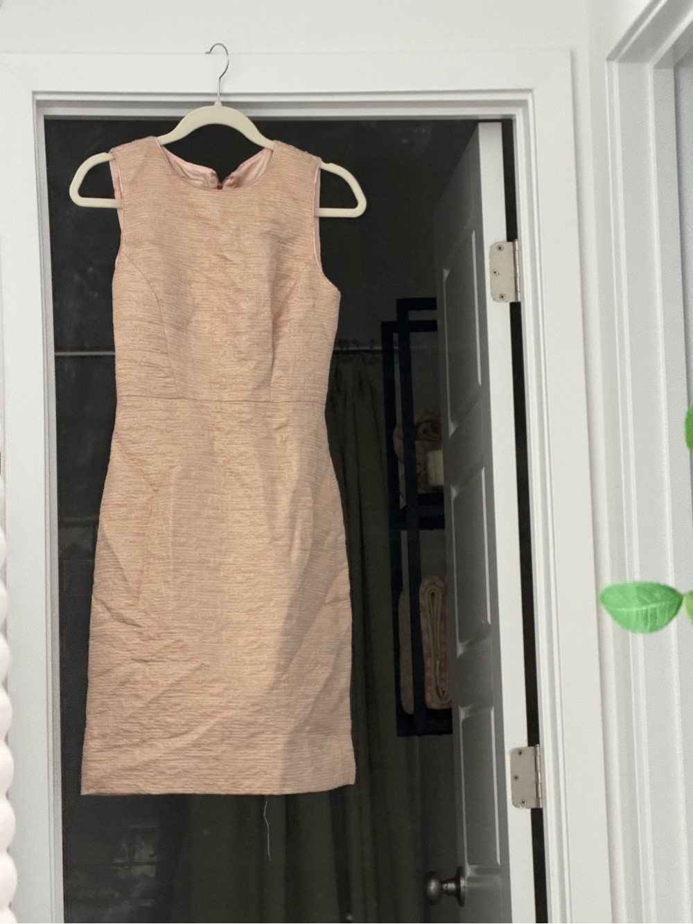 kate spade Textured Blush Pink Midi Sheath Dress